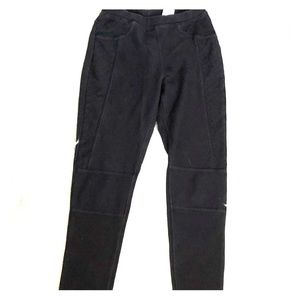 𝅺TARGET Black Exposed Hem Textured Line Stripe Cargo Style Utility Leggings